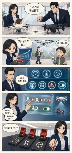 전쟁 기술은 진보 버튼인가?